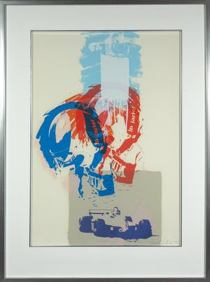 Frank Gude - Zeefdruk, JP Jarier - Ingelijst kopen? Bied vanaf 1!