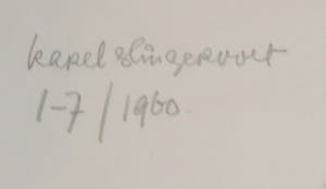 Chris Buursen - Karel Slingervoet en onbekend, Lot van vier litho's kopen? Bied vanaf 1!