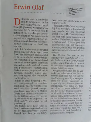 Erwin Olaf - The mother-Dawn, uitgave Het Parool kopen? Bied vanaf 1!