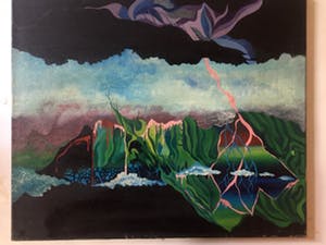 Lourens Lubbers - Surrealistische compositie - Olieverf op doek kopen? Bied vanaf 120!