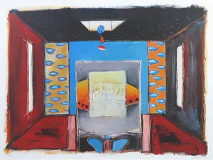 Cor de Jong - Zeefdruk, Contemplation - Ingelijst kopen? Bied vanaf 40!