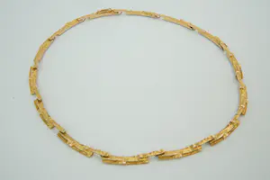 15 - door Björn Weckström voor Lapponia ontworpen 14Krt geelgouden halssierraad kopen? Bied vanaf 1690!