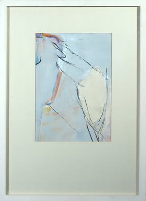 Ruud van der Beele - Gemengde techniek op papier, Z.t. Abstract - Ingelijst kopen? Bied vanaf 1!