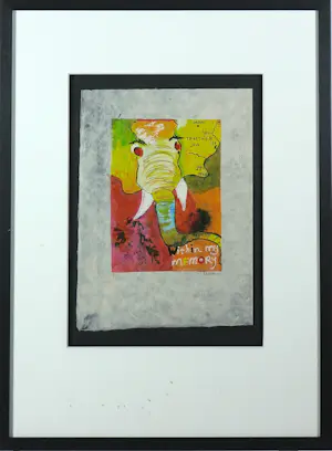 Sabine Tuchel - Serie van 4 zeefdrukken op geschept papier, Within my memory - Ingelijst kopen? Bied vanaf 100!