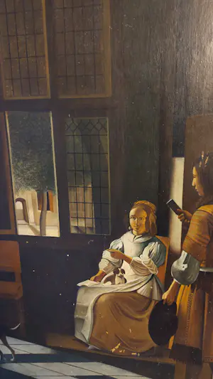 Pieter de Hooch - de brief kopen? Bied vanaf 85!