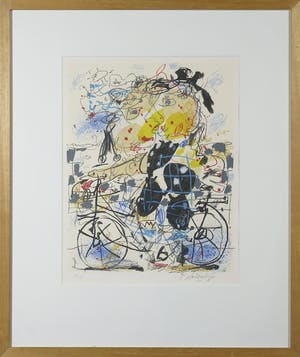 Kees Salentijn - Zeefdruk, Zonder titel - Ingelijst kopen? Bied vanaf 50!