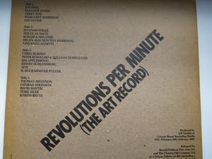 Various artists - Revolutions per minute (the art record) kopen? Bied vanaf 30!