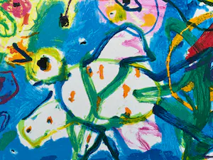 Hans Truijen - handgesigneerde zeefdruk | 'Happy day' | 1993 kopen? Bied vanaf 1!
