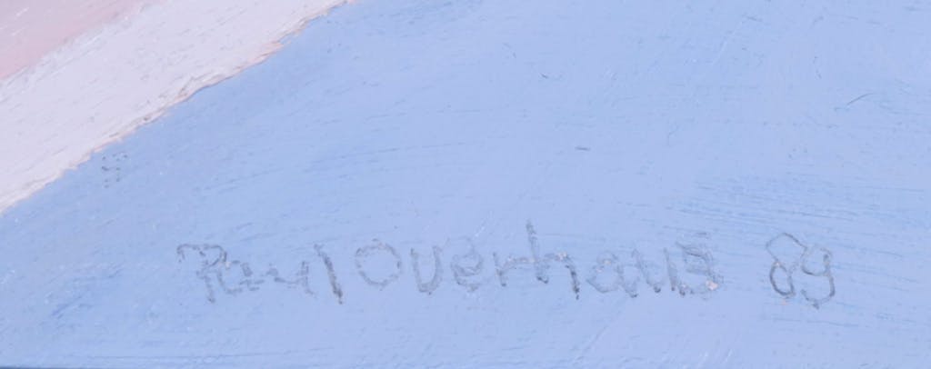 Paul Overhaus - Paul Overhaus: Olieverf op doek, Dynamisch weer - Ingelijst kopen? Bied vanaf 150!