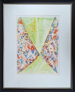 Egill Jacobsen - 'Composition' - Nieuw ingelijst! (Groot) kopen? Bied vanaf 380!