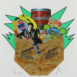 Rob Scholte - Collage, Pop-Up - Ingelijst + boek Pop & Artvertising kopen? Bied vanaf 1!
