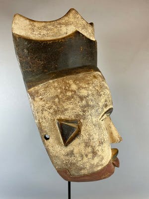 Ogoni - 210846 - Rare Old Tribal used mask from the Ogoni - Nigeria. kopen? Bied vanaf 65!