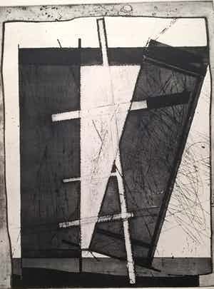 Ko Oosterkerk - Gesigneerde ets verkocht voor € 60!