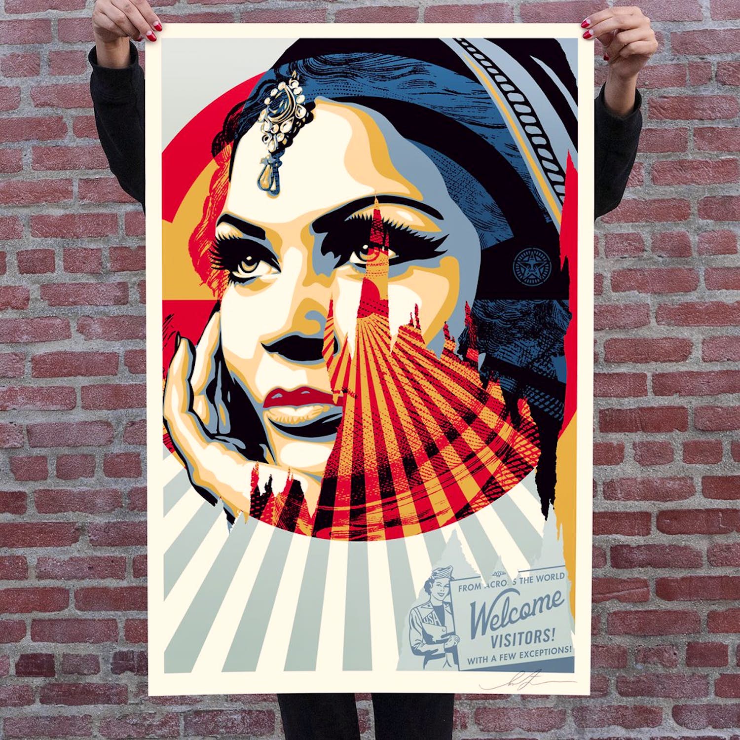 Shepard Fairey - TARGET EXCEPTIONS SIGNED OFFSET LITHOGRAPH verkocht voor € 1!