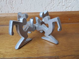 Niet of onleesbaar gesigneerd - Osvaldo Cavandoli - La Linea kandelaar/beeldjes kopen? Bied vanaf 1!