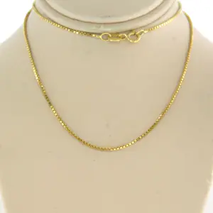 18k geel gouden collier - 42 cm lang kaufen? Bieten Sie von 260!