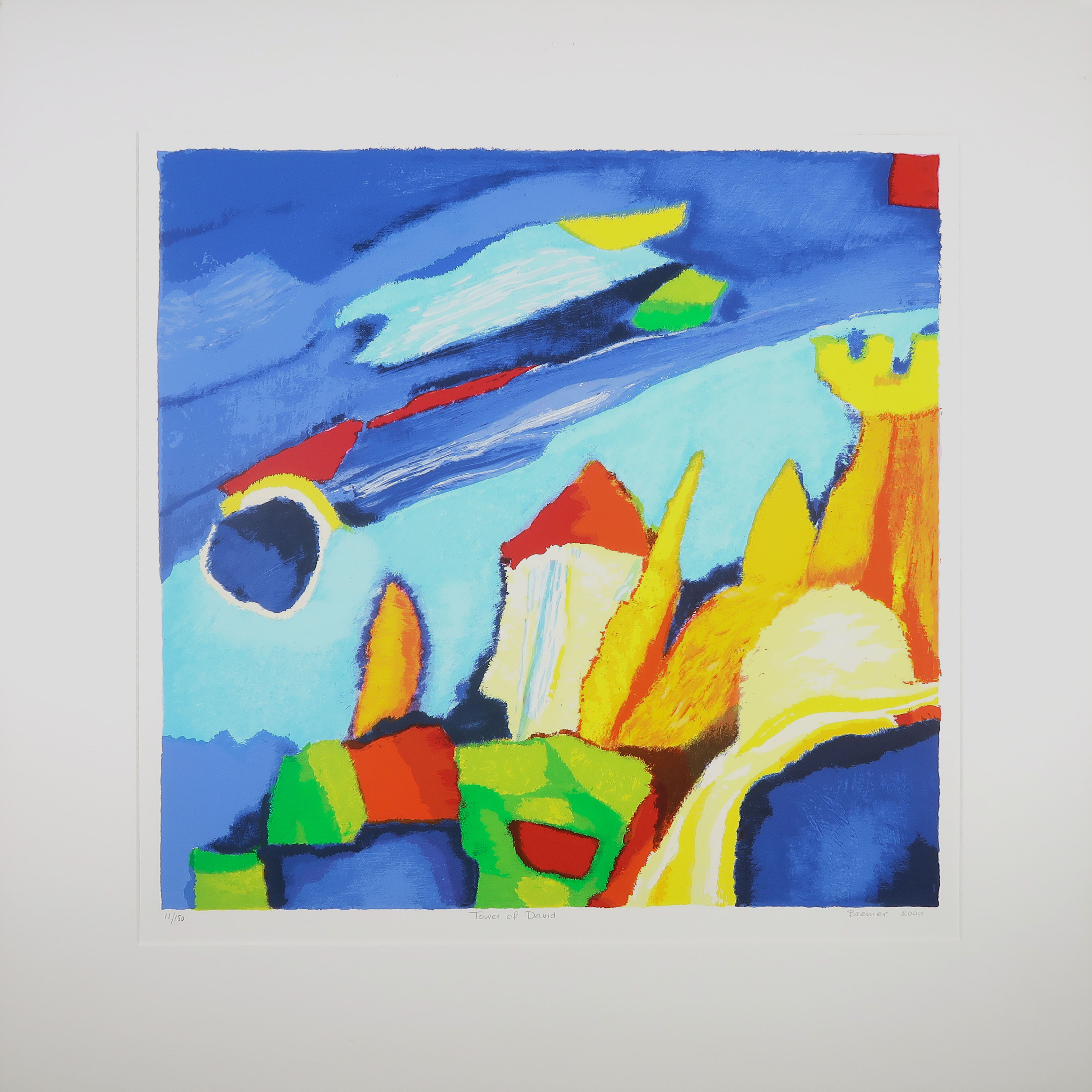 Saskia Bremer - Zeefdruk, Tower of David kopen? Bied vanaf 1!