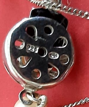 Curiosa - 50 mm echte parels met zilveren sluiting - Collier kopen? Bied vanaf 1!