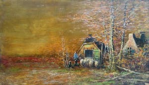 Maurits de Groot - 3 romantische panelen, geen minimum prijs kopen? Bied vanaf 1!