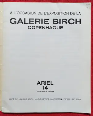 Egill Jacobsen - Ariel 14, publicatie met originele omslaglitho kopen? Bied vanaf 50!