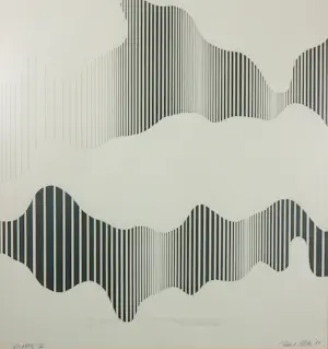 Robert Metz - Pen op papier, Atlantic V - Ingelijst kopen? Bied vanaf 60!