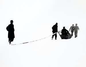 Aart Klein - Spiering vissers, gelatinezilverdruk verkocht voor € 295!