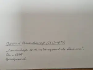 Gerrit Haverkamp - Landschap met duinen kopen? Bied vanaf 30!