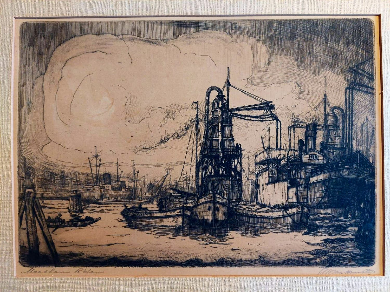 A.W. van Munster - Maashaven Rotterdam verkocht voor € 30!