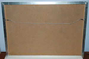 Simon Stolp - Het Naardermeer - groot olieverfschilderij - mooi ingelijst kopen? Bied vanaf 150!