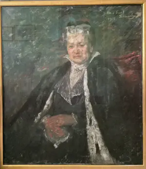 Therese Schwartze - Portret van Douairière F. Lichtenstern kopen? Bied vanaf 250!