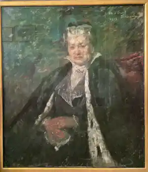 Therese Schwartze - Portret van Douairière F. Lichtenstern verkocht voor € 926!