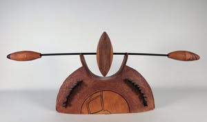 Niet of onleesbaar gesigneerd - Aardewerk en rubber, Zonder titel kopen? Bied vanaf 10!