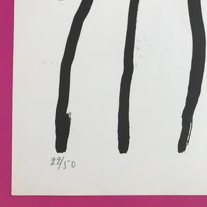Reinier Lucassen - Lithografie - Gesigneerd - "Groeten uit Holland" - 1966 - 22/50 kopen? Bied vanaf 1!
