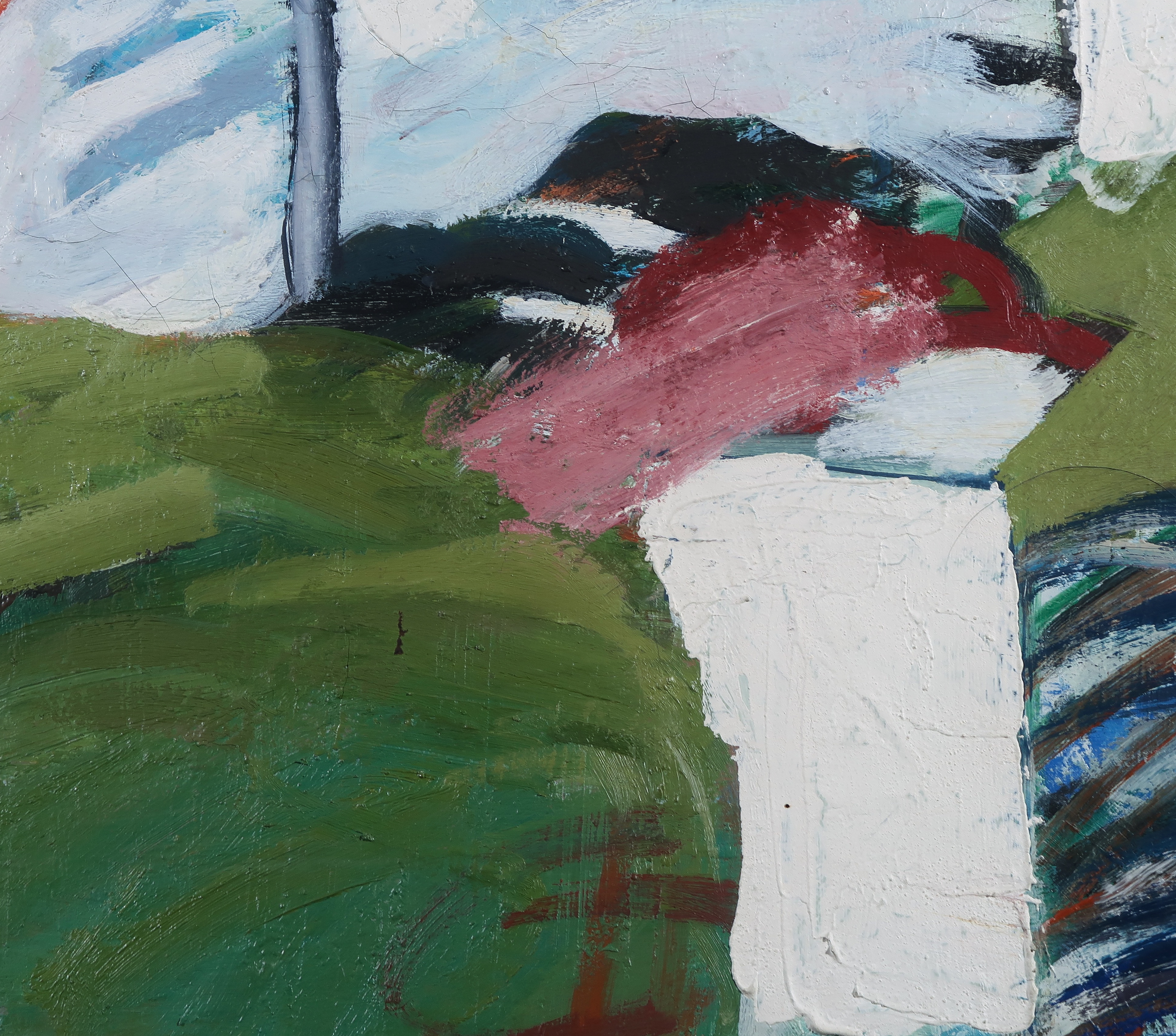 Toon de Haas - Olieverf op doek, Landschap - Ingelijst kopen? Bied vanaf 1!