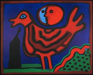 Corneille - Litho, Le coq rouge kopen? Bied vanaf 200!