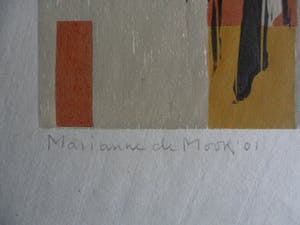Marianne de Moor - Linosnede, titel onbekend kopen? Bied vanaf 40!
