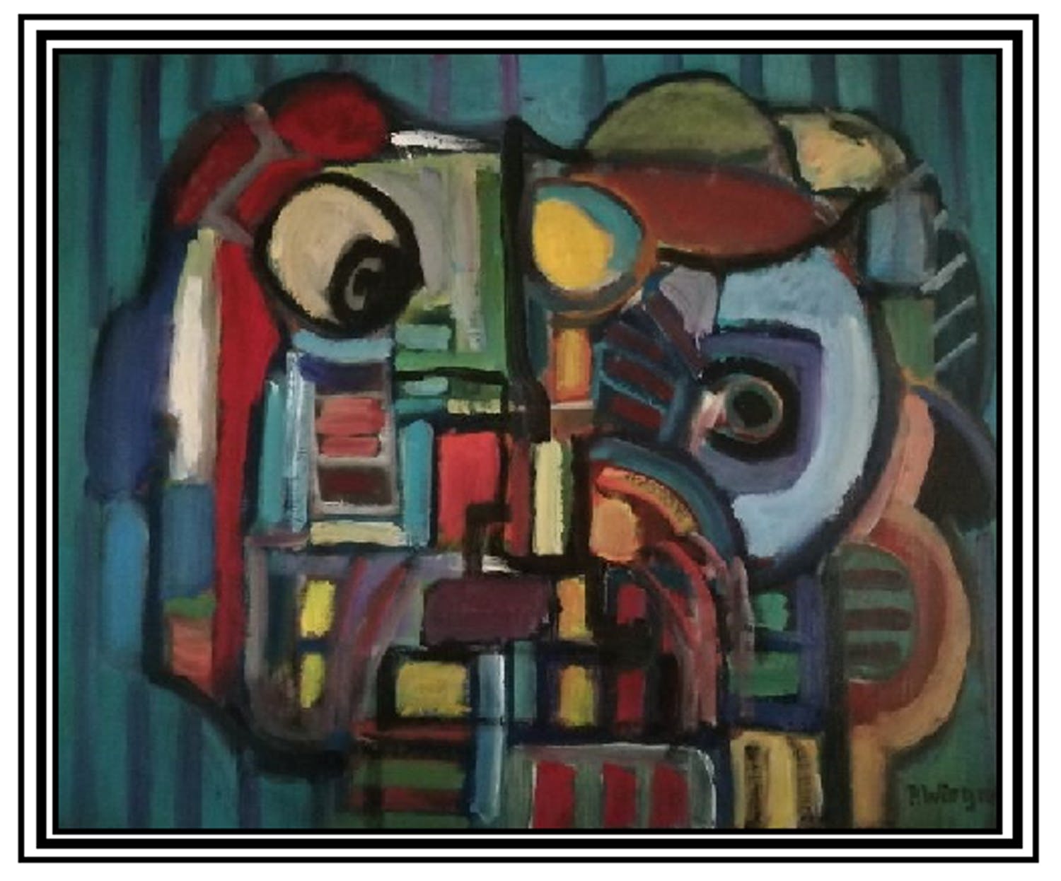 Piet Wiegman (II) zonder Titel Verkocht Kunstveiling.nl