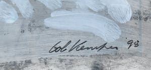 Bob Kemper - Gemengde techniek op papier, Zonder titel - Ingelijst kopen? Bied vanaf 50!