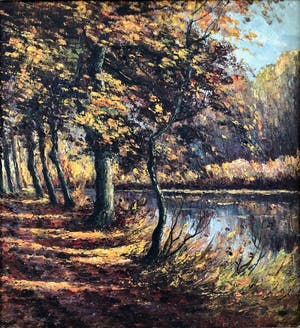 Mia Van Genegen - "Rouge Cloitre" (Vennetje in de Herfst) kopen? Bied vanaf 40!