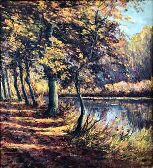 Mia Van Genegen - "Rouge Cloitre" (Vennetje in de Herfst) verkocht voor € 40!