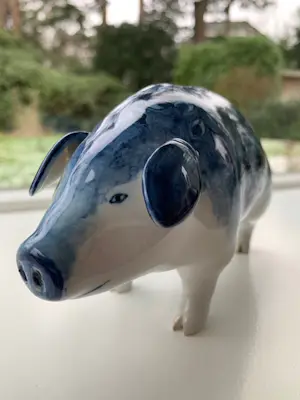 Koninklijke Tichelaar Makkum - Spaarvarken handgeschilderd kopen? Bied vanaf 100!