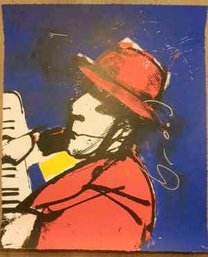 Herman Brood - Ik Piano - zeefdruk - gesigneerd - 150 ex. verkocht voor € 1!