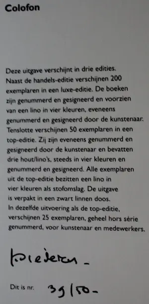 Jef Diederen - gesigneerd boek - 1991 kopen? Bied vanaf 50!