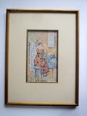 Anton Voorzanger - vrouw in boudoir verkocht voor € 150!