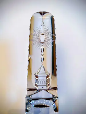 Val-Saint-Lambert - Val Saint Lambert: Prisme Holographique en Cristal. kopen? Bied vanaf 58!