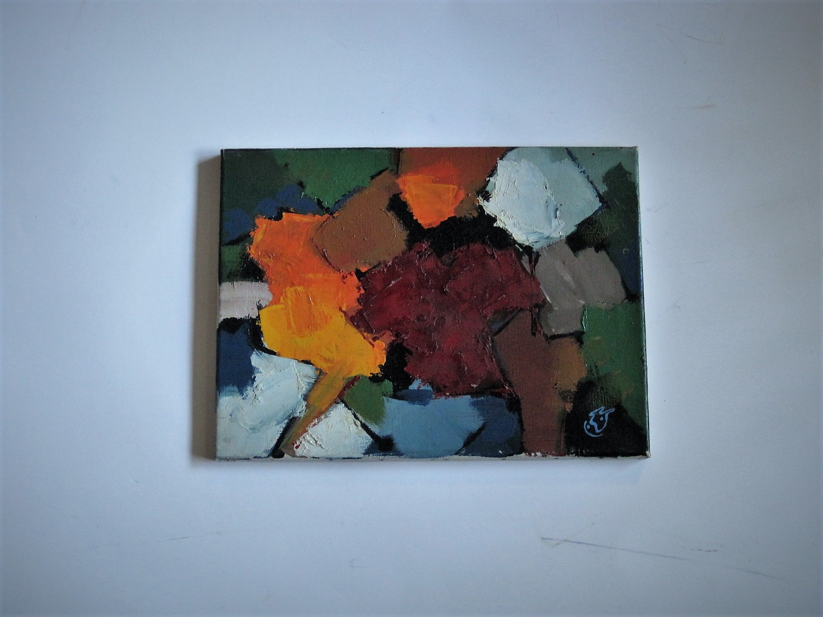 Jacques Wesselius - Karakteristiek expressionistisch Abstrakt van Amsterdamse schilder verkocht voor € 1!