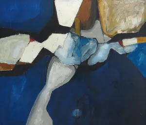 Jos Schimmer - Olieverf op doek, Zonder titel - Ingelijst (Groot) kopen? Bied vanaf 1!