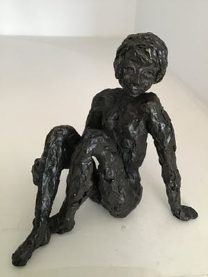 Astrid Veldhuyzen-Koppen - Sculptuur “ In gedachten “ kopen? Bied vanaf 40!