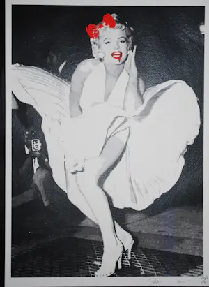 Death NYC - Marilyn met opwaaiende jurk - zeefdruk kopen? Bied vanaf 100!