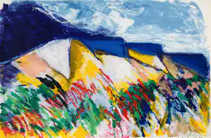 Jan Cremer - Montagne Sainte Victoire verkocht voor € 220!